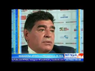 Diego Maradona se postularía a la presidencia de la FIFA