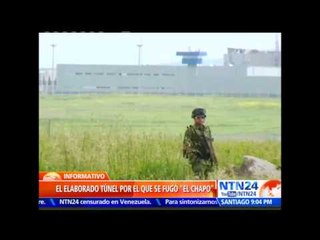 Este es el elaborado túnel por el cual se escapó 'El Chapo' Guzmán