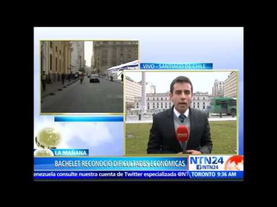 Michelle Bachelet reconoce dificultades para enfrentar reformas económicas en Chile