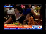 Decenas de niños participaron en la Cena Infantil celebrada por la primera dama de EE.UU.