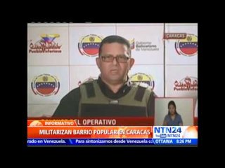 Download Video: Militarizan barrio popular de Caracas para desmantelar organizaciones criminales