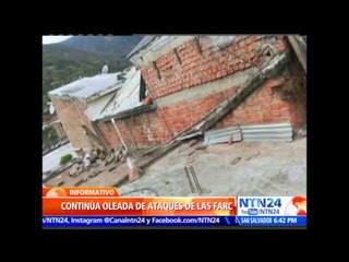 Las FARC dinamitan vía principal al sur de Colombia tras dos días de decretar cese al fuego