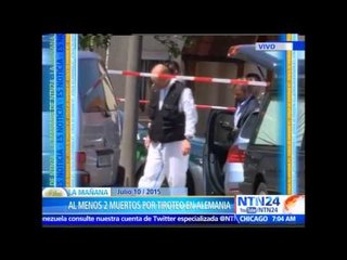 Hombre mata a tiros a dos personas en el sur de Alemania