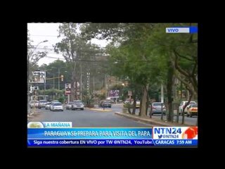 Paraguay refuerza seguridad para visita del papa Francisco