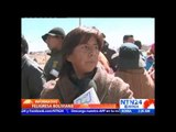 Miles de feligreses recibieron al papa Francisco en su llegada a Bolivia