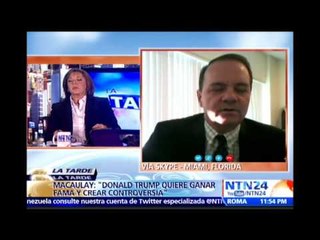 Abogado y analista político asegura que Donald Trump es un “payaso” pero “representa un peligro”