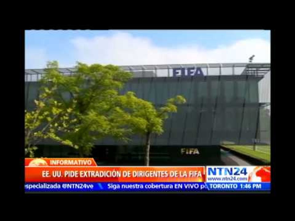 EE.UU. pide extradición de siete funcionarios de la FIFA detenidos en Suiza