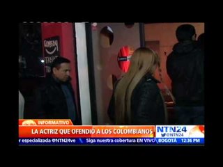 Actriz chilena que ofendió a las colombianas, dice que se basó en un estereotipo