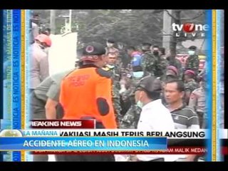 Confirman más de 60 muertos tras accidente de avión militar en Indonesia