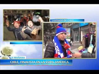 Con mucha esperanza: así celebraron los chilenos la clasificación histórica en la Copa América