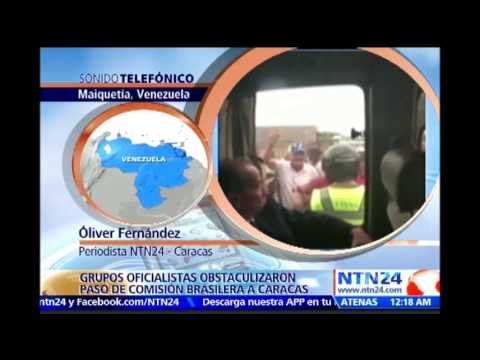 Senadores brasileños estuvieron solo cinco horas en Venezuela y vivieron un caos