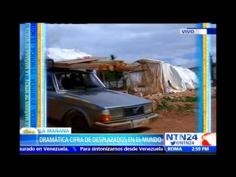 Cifra de desplazados en el mundo llega a 60 millones según el Alto Comisionado de la Naciones Unidas