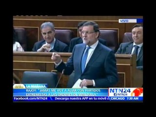 Opositor español le exige a Mariano Rajoy un “cambio” en la presidencia del Gobierno de su país