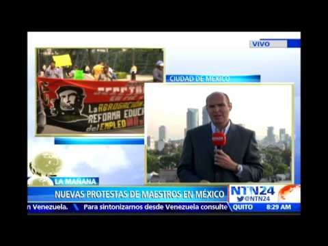 Más de tres millones de alumnos siguen sin clases por manifestaciones de maestros en México
