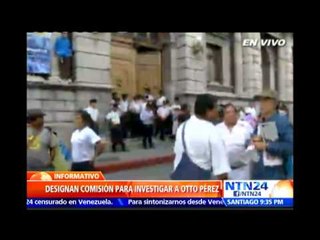 Congreso guatemalteco nombra diputados para evaluar si Pérez Molina debe perder su inmunidad