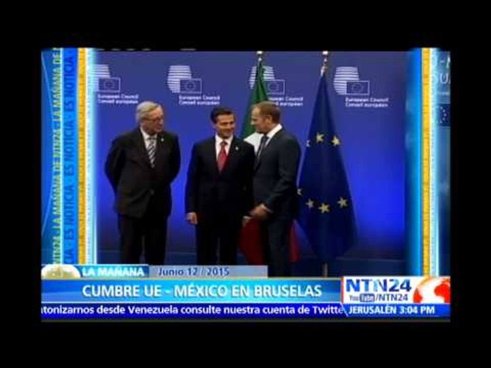Inicia séptima Cumbre entre UE y México para tratar asuntos económicos, de DD.HH. y cambio climático