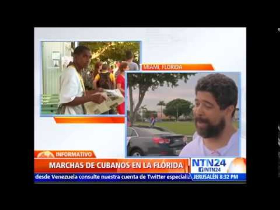 Exilio cubano en EE.UU. exige a Obama dar marcha atrás en su acercamiento con la isla
