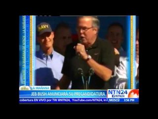 Jeb Bush presentará su candidatura a las primarias republicanas el 15 de junio