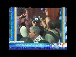 Hosni Mubarack es llamado a juicio por tercera vez en Egipto