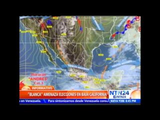 Huracán 'Blanca' alcanza categoría 4 en su ruta por el Pacífico hacia el noroeste de México