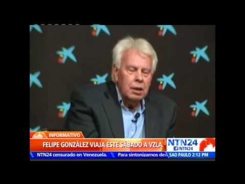 Expresidente Felipe González espera llegar a Caracas el próximo sábado