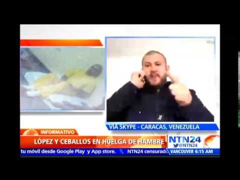 Daniel Ceballos está fuerte y firme en sus decisiones durante huelga de hambre: David Smolansky