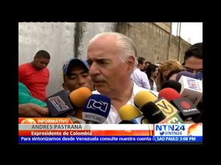 "Quisimos venir a acompañar a Daniel Ceballos": Expresidente Pastrana