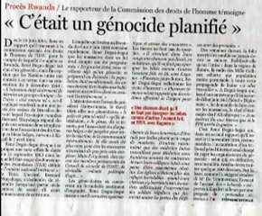 C'était un génocide planifié...
