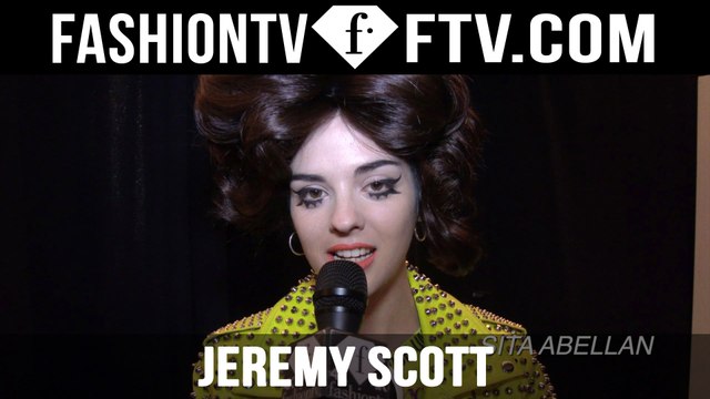 Hairstyle at Jeremy Scott Spring 2016 New York Fashion Week | FTV.com