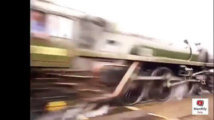 OMG. God Save Him From Train Accident - HDHUT