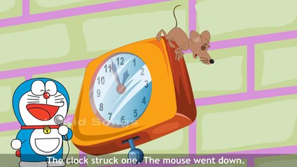 DoreMon Cartoon Rhymes For Kids _ 3D Cartoon Hickory Dickory Rhymes _ Most Popular Rhymes