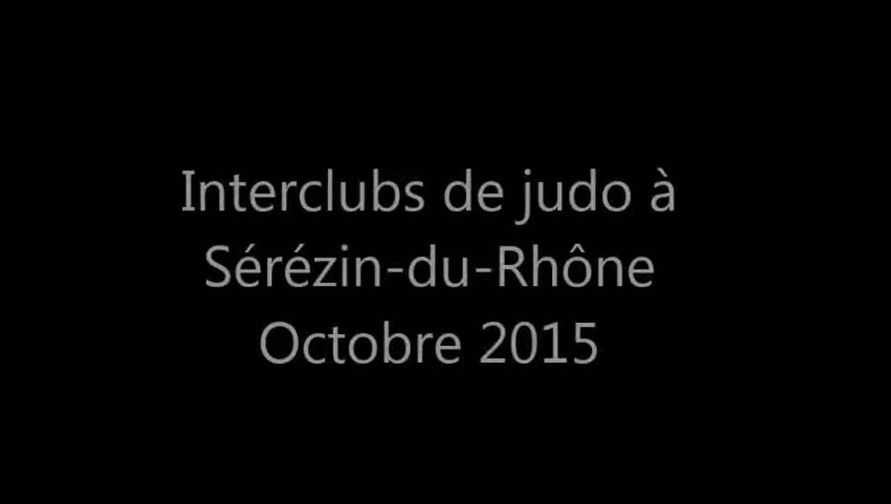 Judo sérézin-du-rhône octobre 2015