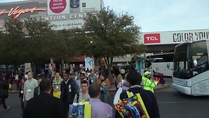 Tesla Model S at CES 2014!