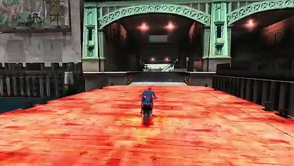 Spiderman et Buzz l’Eclair de Toy Story Course de Moto