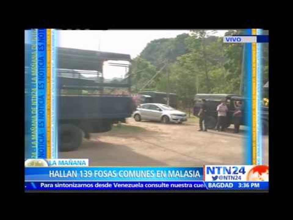 Autoridades de Malasia hallan 139 tumbas en 28 campos clandestinos con restos de inmigrantes