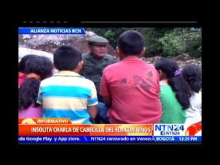 Insólita charla entre líder del ELN y niños sobre la importancia del agua causa polémica en Colombia