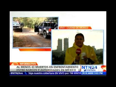 Al menos 46 muertos durante enfrentamiento entre grupos armados y Policía en Michoacán, México