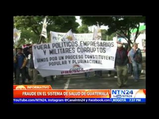 Download Video: Indígenas y campesinos en Guatemala marchan para exigir la renuncia del presidente Otto Pérez