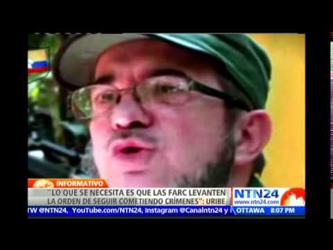 Uribe lanza duras críticas al Gobierno por levantar órdenes de captura al máximo líder de las FARC