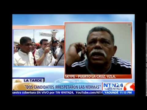 Dos candidatos irrespetaron las normas : candidato a diputado sobre elecciones de la MUD en Vzla