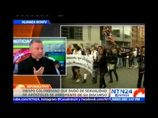 “Dije una frasecita que se oyó feita en un obispo”: monseñor colombiano