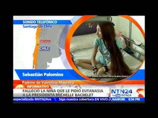 Fallece Valentina Maureira, niña chilena que pidió a Bachelet permiso para eutanasia