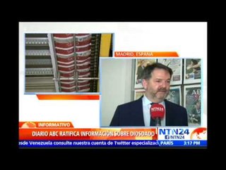 Diario ABC ratifica información sobre Cabello y ‘Cartel de los Soles’ y rechaza sanciones a medios