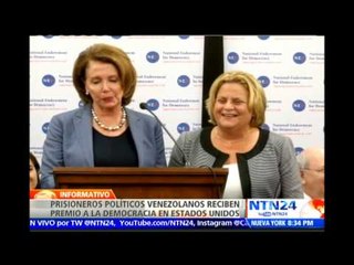 Leopoldo López, Antonio Ledezma y Támara Suju los venezolanos homenajeados Premio la Democracia
