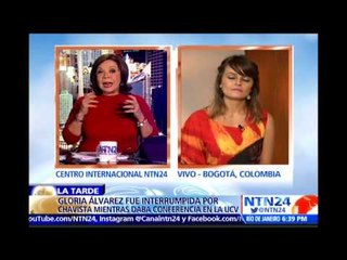 “Cada vez es más difícil ocultar la realidad de lo que sucede en Vzla”: Gloria Álvarez a NTN24
