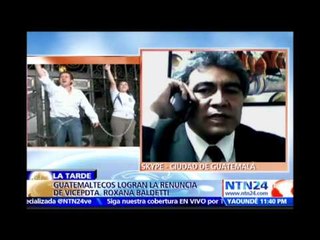 "El pueblo guatemalteco está cansado por tanto escándalo de corrupción": diputado Walter Félix