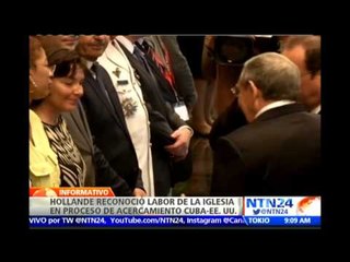 Hollande asegura que vivió un “momento histórico” durante encuentro con Fidel Castro en La Habana