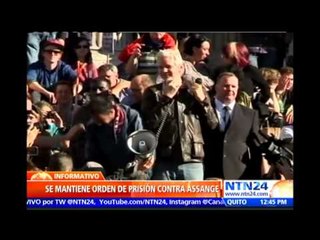 Tribunal Supremo sueco mantendrá orden de prisión preventiva contra Assange por delitos sexuales