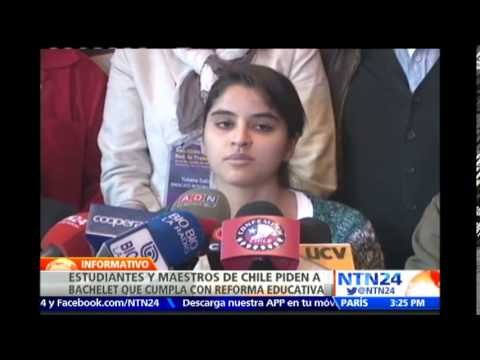 Profesores y estudiantes en Chile convocan a nueva movilización el próximo 14 de mayo