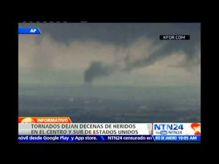 20 heridos y ciudades bajo el agua es el saldo que dejaron 29 tornados a su paso por EE. UU.